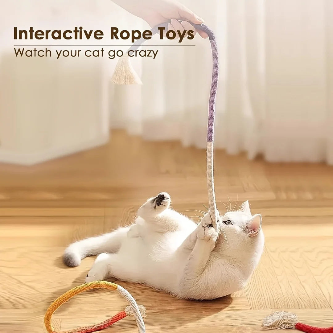 Jouet à Mâcher pour Chat avec Herbe à Chat | Nettoyage des Dents et Stimulation Interactive