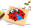 Puzzle en bois pour enfants avec animaux et véhicules - Jouet éducatif coloré pour garçons et filles, cadeau parfait. King of Toys