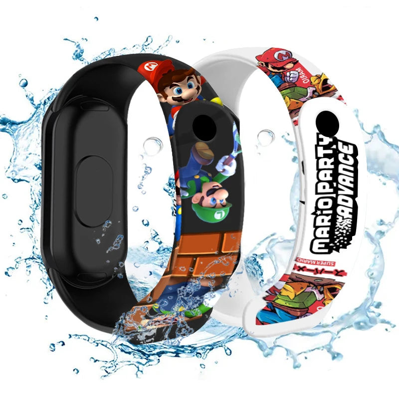 Montre Super Mario LED étanche - Bracelet lumineux enfant King of Toys