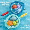 Jeu de pêche avec pagaie pour le bain | Jouet interactif parent-enfant pour baignoire ou piscine King of Toys