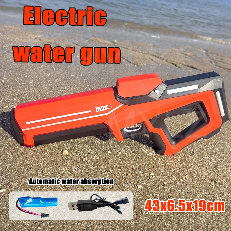 Pistolet à eau électrique à haute pression pour les enfants Jouets d'eau pour enfants Cadeau