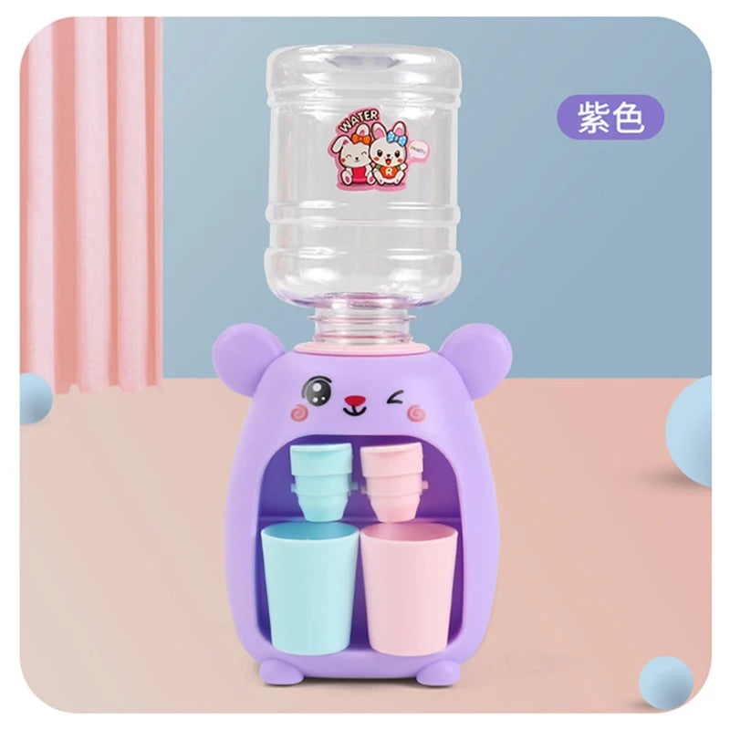 Distributeur d'Eau Jouet Double, Simulation de Jus et Lait, Cadeau pour Enfants King of Toys