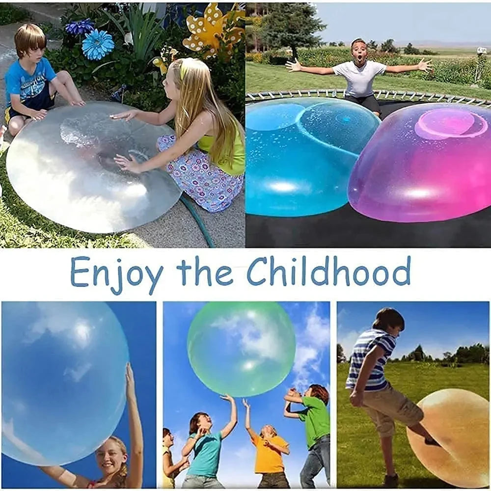 Ballon d'Eau Géant Gonflable – Wubble Bubble pour Jeux d'Extérieur et Piscine