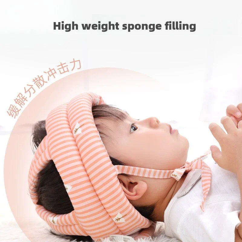 Casque de Protection Anti-Chute pour Bébé - Coussin Tête Enfant Apprentissage de la Marche 360° - Accessoire Sécurité Tout-Petit