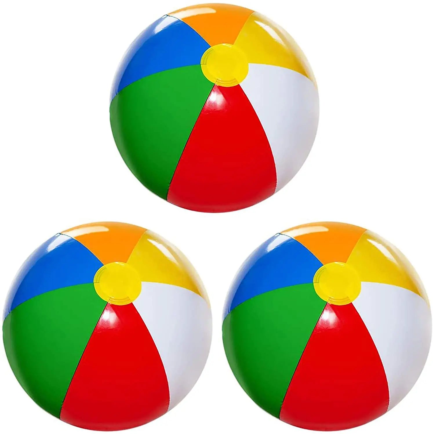 Ballon de Plage Gonflable 30cm – Balles Colorées pour Jeux d'Eau & Piscine