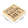 Jeu de morpions en bois - Jeu de société en bois pour enfants, jeu éducatif et amusant en intérieur ou extérieur King of Toys