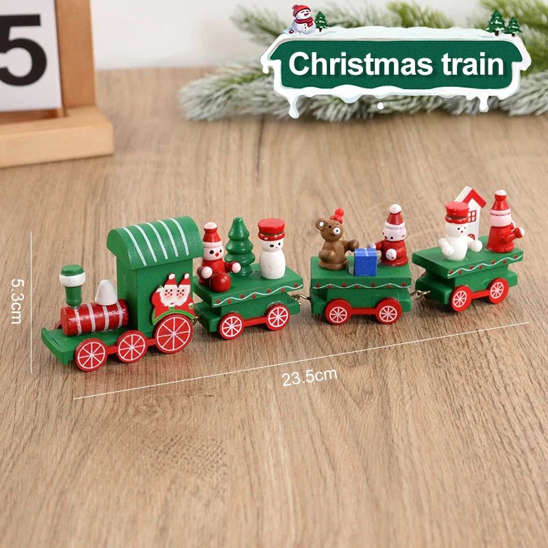 Train en Bois de Noël Décorations | Ornement de Sapin de Noël Noël Décoration King of Toys