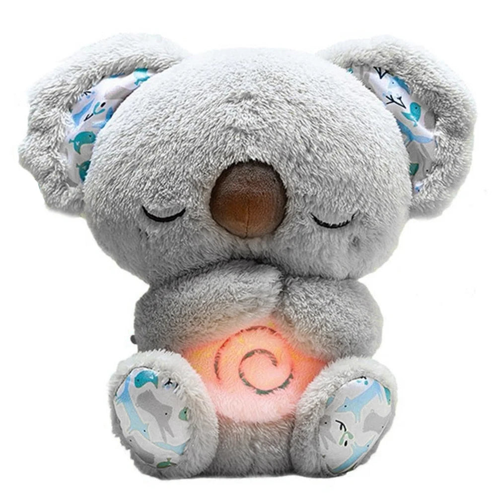 Koala Musical Respirant – Doudou Lumineux & Sonore pour Bébé | Aide au Sommeil & Éveil Sensoriel