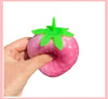 Balle anti-stress fraise changeante - Fidget sensoriel enfant & autisme King of Toys