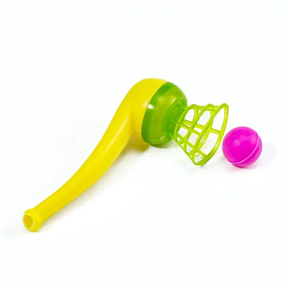3 pcs Tuyau Soufflant et Balle | Jeu d'Équilibre Éducatif pour Enfants en Plein Air King of Toys