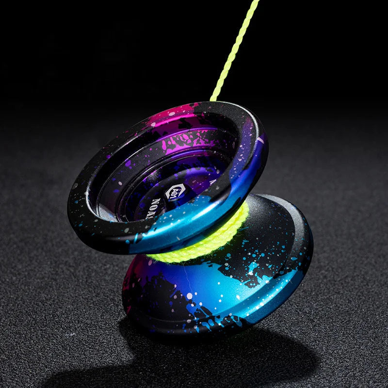 Yoyo professionnel magique Yoyo en métal avec roulement à 10 billes, alliage d'aluminium, jouet haute vitesse non réactif pour enfants et adultes King of Toys