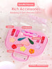 Petite Mallette Beauté pour Filles - Jouet Sac à Main Maquillage Lavable, Kit Beauté Princesse pour Jeu d'Imitation King of Toys