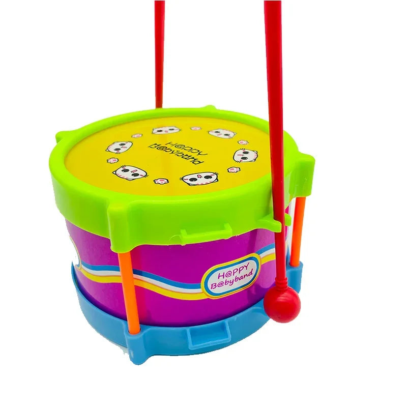 Kit de 5 Instruments de Percussion pour Enfants | Tambour, Trompette, Jouet Éducatif Apprentissage Précoce pour Enfants