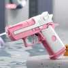Mini Desert Eagle Pistolet à eau mécanique à tir continu Petit Pistolet d'été Plage extérieure Jouet pauvre Pistolet à eau pour enfants