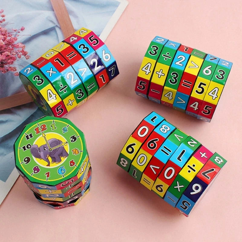 Montessori Rekencube | Educatief Wiskundespel met Sommen voor Kinderen