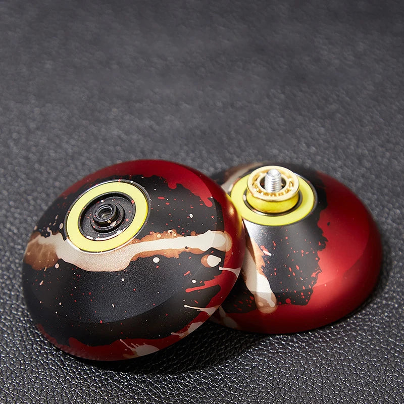 Yoyo professionnel magique Yoyo en métal avec roulement à 10 billes, alliage d'aluminium, jouet haute vitesse non réactif pour enfants et adultes King of Toys
