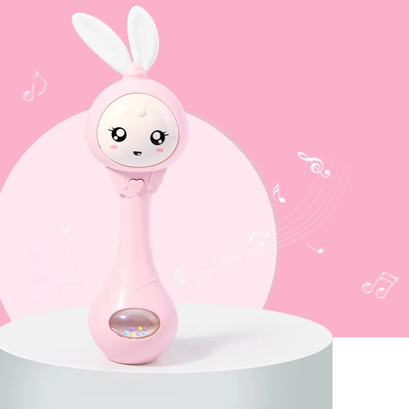 Hochet Musical et Lumineux Bébé – Jouet Intelligent Éducatif Lapin