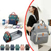 Sac à couches pliable pour bébé - Sac à couches pliable de première qualité, étanche et durable pour les bébés de 0+ mois.