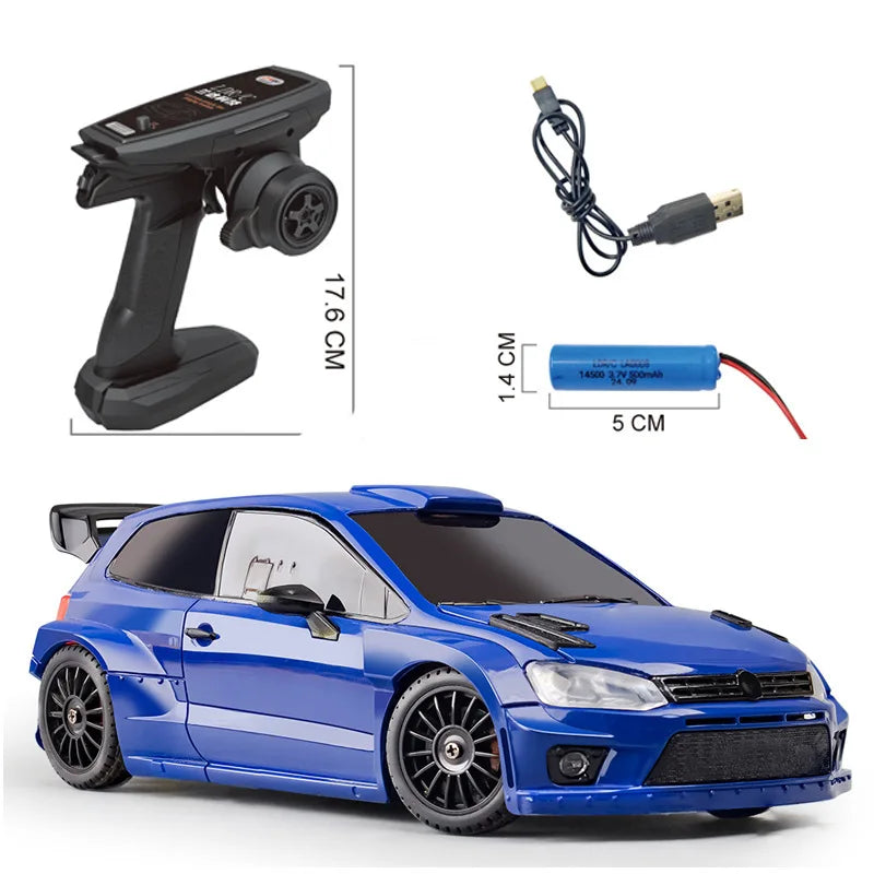 LD2801 Voiture de Drift RC 1:28, Modèle Haute Vitesse 4WD, Jouet pour Noël King of Toys
