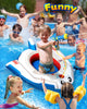 Flotteur de piscine pour enfants avec pistolet à eau - Jouets de piscine pour 4 5 6 7 8 9 ans Garçons Filles Fun d'été