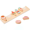 Jouets en Bois Glaces Montessori - Jeu d’Imitation Alimentaire pour Enfants de 3 à 5 Ans, Accessoires de Cuisine King of Toys