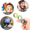 Anneaux magnétiques pour les doigts | Ensemble coloré de jouets fidget magnétiques pour enfants et adultes, anti-stress et soulagement de l’anxiété King of Toys