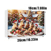 Calendrier de l'Avent Capybara 2024 | 24 Jours de Compte à Rebours avec Pendentifs en Acrylique Capybara 2D pour Sapin de Noël King of Toys