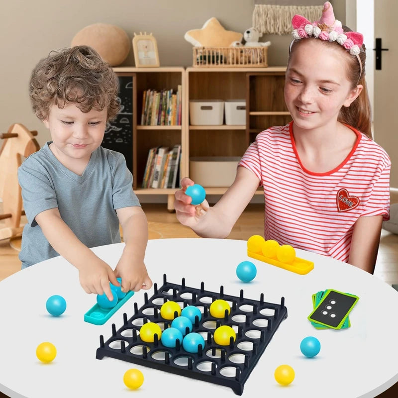 Jeu de Rebond de Balles - Jeu de Plateau Interactif Parent-Enfant - Jeu Amusant de Fête King of Toys