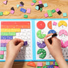 Jeu de Mathématiques Magnétique | Apprentissage Ludique des Fractions Montessori