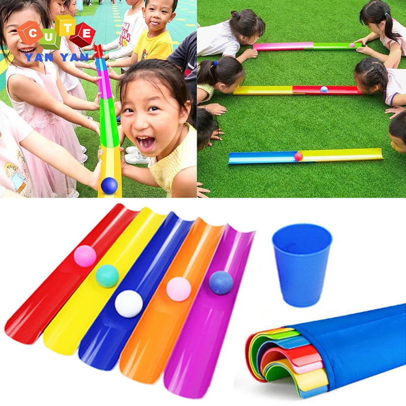 Jeu du défi du pipeline - Activité d’équipe pour enfants et adultes, jouet d’intégration sensorielle King of Toys