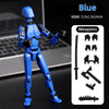 Robot Transformable avec Articulations Multiples, Figurine Mannequin 3D Imprimée, Cadeau pour Enfants et Adultes King of Toys