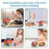 Jouet Éducatif Prématuré Montessori Train Musical | Train avec Boucle de Formes Variées pour King of Toys
