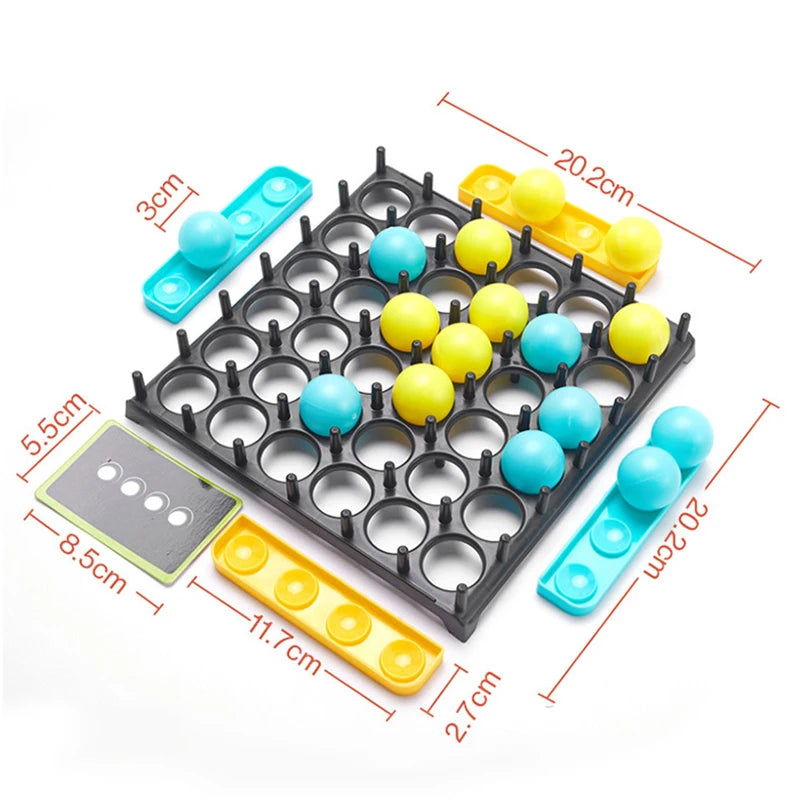 Jeu de lancer de balle rebondissante pour enfants – Jeu de table interactif familial, cadeau King of Toys
