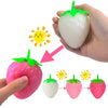 Balle anti-stress fraise changeante - Fidget sensoriel enfant & autisme King of Toys