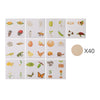 Planche Montessori Cycle de Vie des Animaux - Jouet Éducatif pour Enfants avec Modèles de Croissance des Abeilles et Animaux King of Toys
