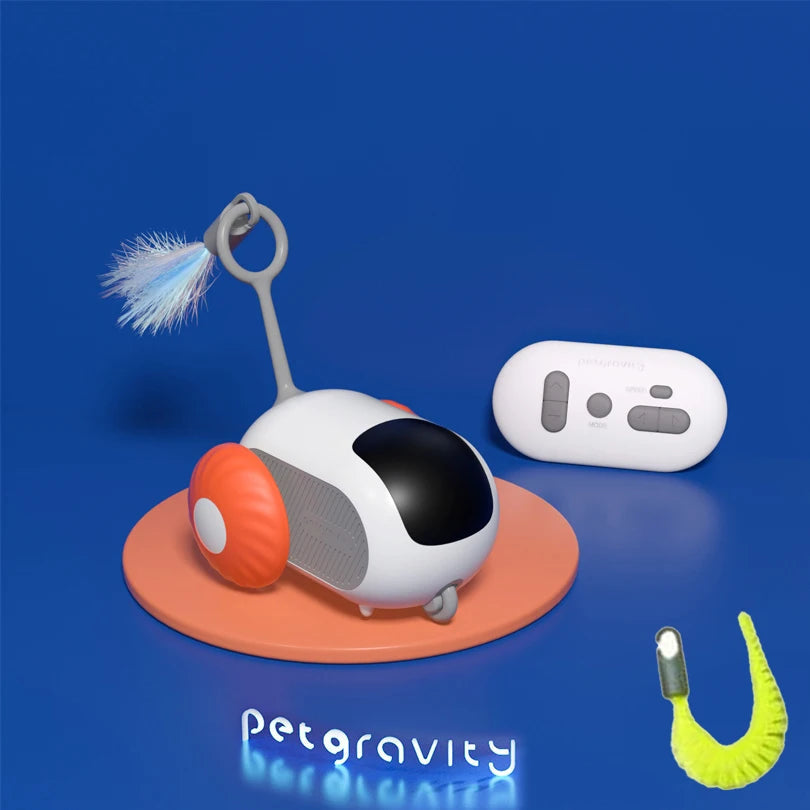 Jouet Intelligent pour Chat | Voiture Souris Télécommandée Automatique en Mouvement pour Jeu Intérieur & Entraînement avec Chiens & Chats King of Toys
