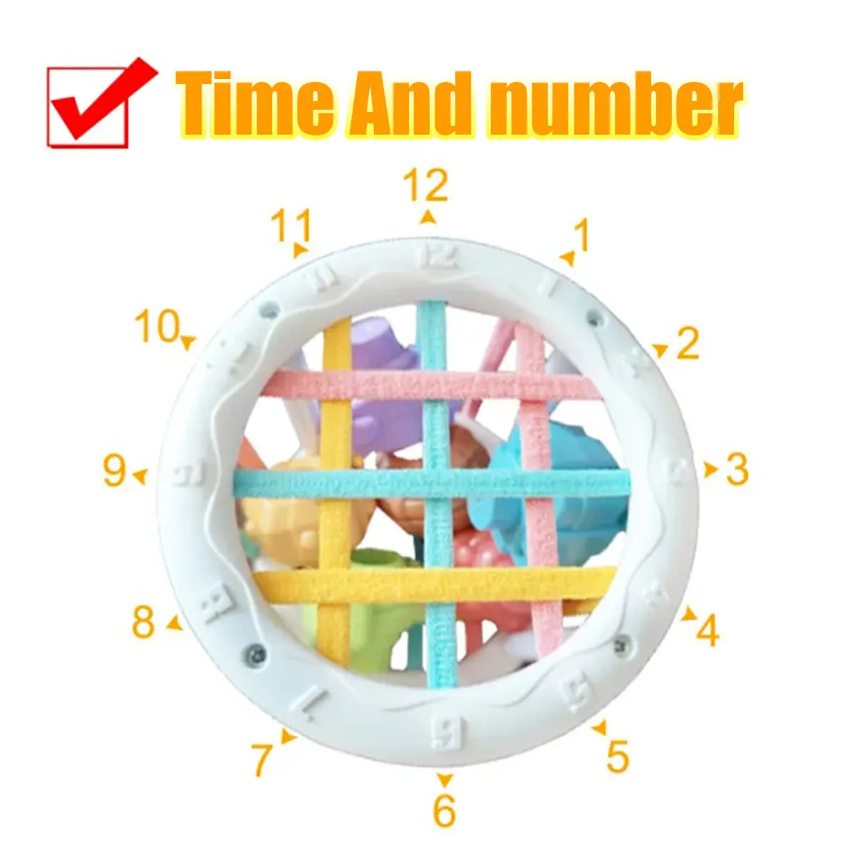 Trieur de blocs sensoriels - Six blocs de forme massive Jouet éducatif Montessori pour les enfants de 12 mois et plus