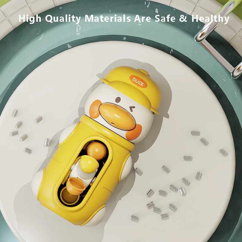 Jouets d'Eau d'Été – Canard/Éléphant Rigolo pour Douche Bébé et Bain Enfants 6M+