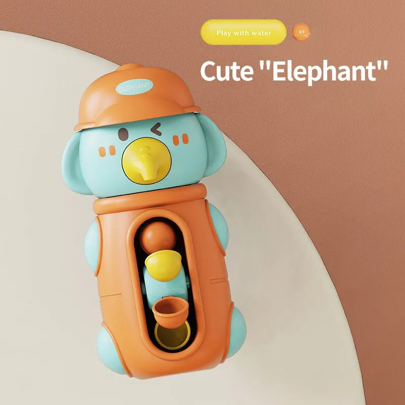 Jouet de Bain avec Roue à Eau Rotative – Jouets pour Baignoire Bébé 1 à 3 Ans avec Pelle à Eau