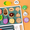 Set de Barbecue en Bois - Jouet Montessori, Expérience de Cuisine et Jeu d’Imitation pour Enfants King of Toys