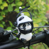 Mignon Panda avec Casque Décoration Moto Jouet, Accessoires pour Vélo Électrique King of Toys
