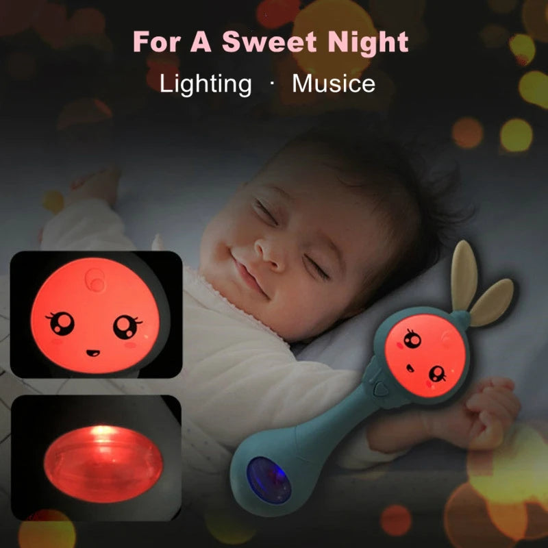 Hochet Musical et Lumineux Bébé – Jouet Intelligent Éducatif Lapin