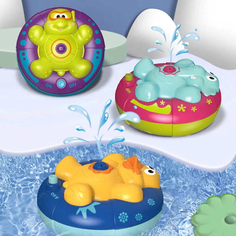 Jouet de Bain Électronique avec Fontaines d'Eau | Jouet à POMPE pour Bébé