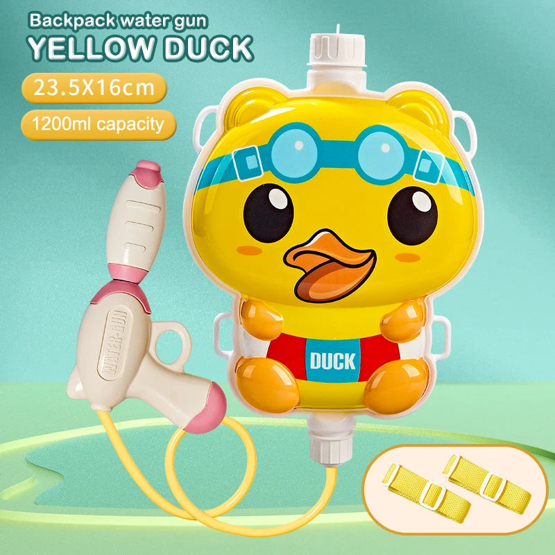 Sac à dos pour enfants Jouet pistolet à eau - Jouet pistolet à eau cartoon - Jouet pistolet à eau cartoon - Jouet pistolet à eau équilibré