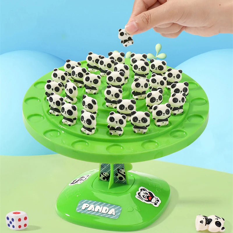 Jeu Équilibre Panda - Puzzle Table Créatif, Jeu Interactif pour Enfants Deux Joueurs King of Toys