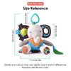 Peluche Animaux Pendentif Poussette – Jouet Doux pour Bébé et Nouveau-né (0-12 Mois)