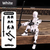 Robot Transformable avec Articulations Multiples, Figurine Mannequin 3D Imprimée, Cadeau pour Enfants et Adultes King of Toys