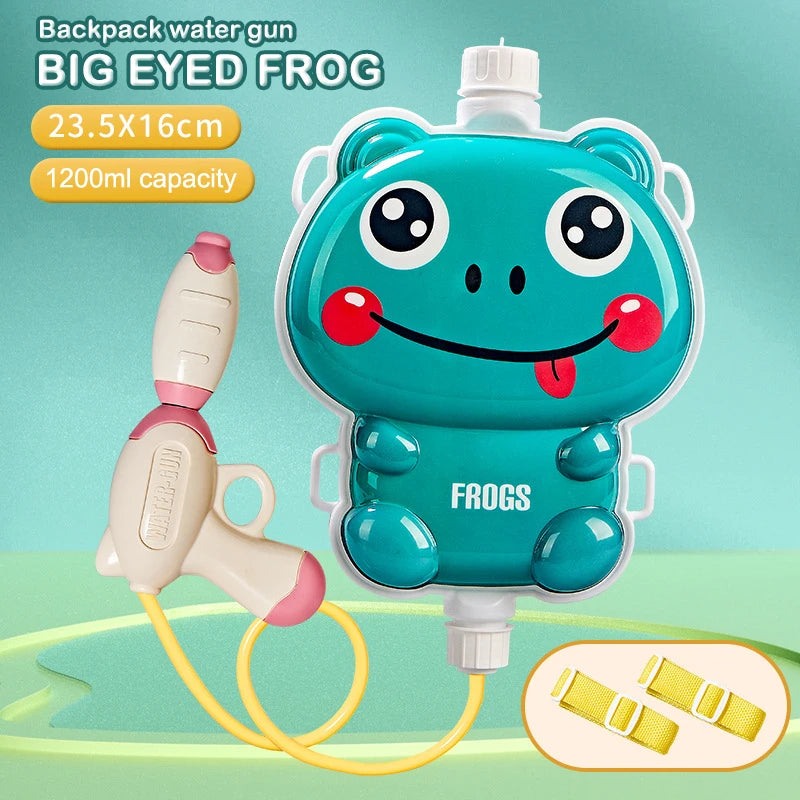 Sac à dos pour enfants Jouet pistolet à eau - Jouet pistolet à eau cartoon - Jouet pistolet à eau cartoon - Jouet pistolet à eau équilibré