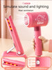 Jouet de simulation de coupe de cheveux pour enfants - Kit de coiffeur avec sèche-cheveux, jouet éducatif pour filles, idéal pour les jeux d'imitation. King of Toys