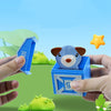 Jouets Montessori pour tout-petits - Set d'apprentissage pour compter, associer et trier les couleurs, marionnettes de doigts d'animaux de ferme, jeu Peekaboo King of Toys